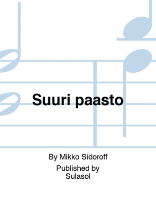 Book cover for Suuri paasto