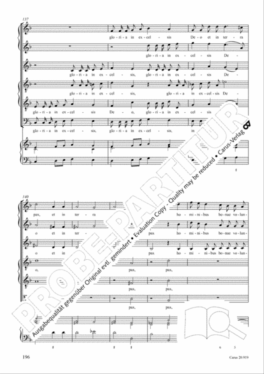 Opera varia I. Works with 1-7 parts (Complete edition, vol. 19) [Werke mit 1-7 obligaten Stimmen] Score scores gallery preview page 253