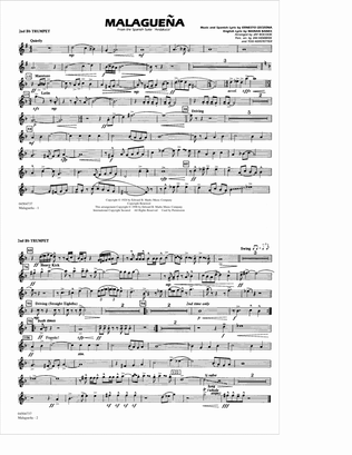 Malaguena - 2nd Bb Trumpet