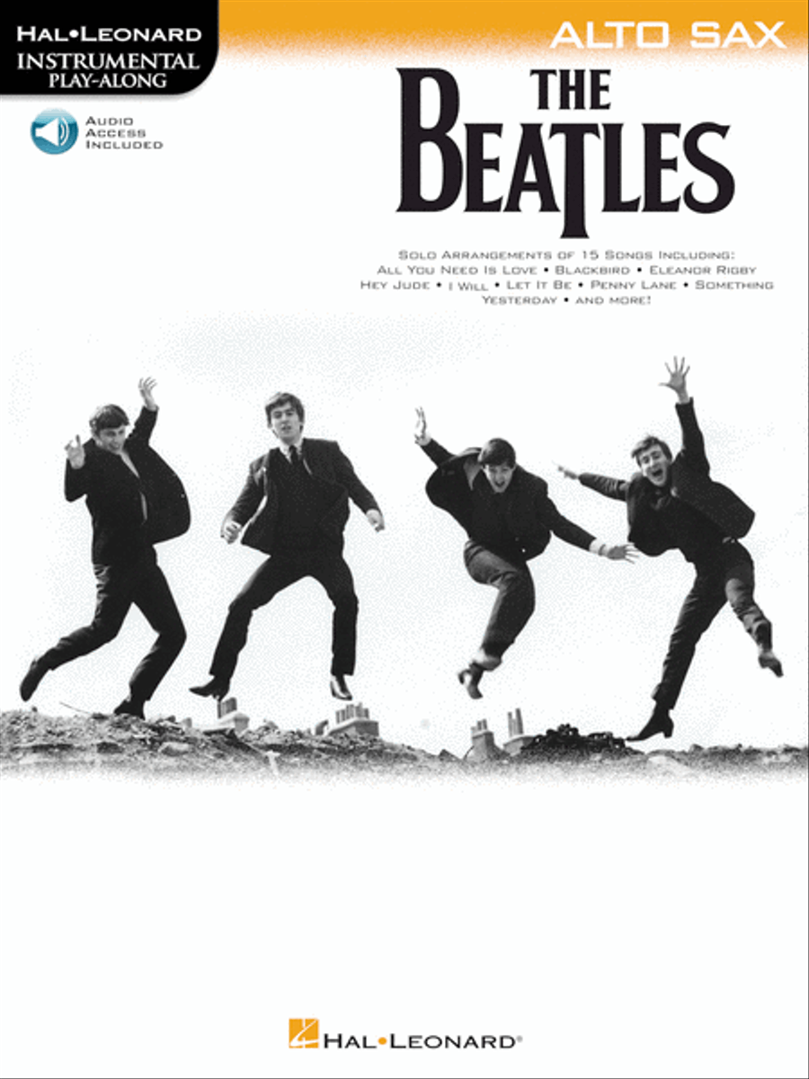 The Beatles – Instrumental Play-Along Alto Saxophone scores gallery preview page 1