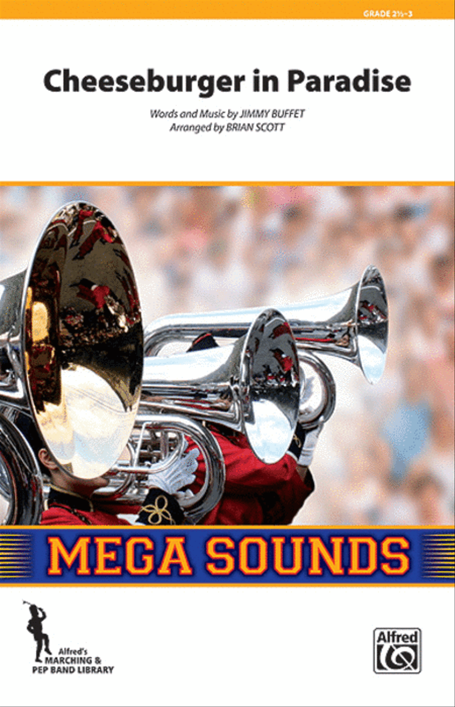 Cheeseburger in Paradise Marching Band scores gallery preview page 1