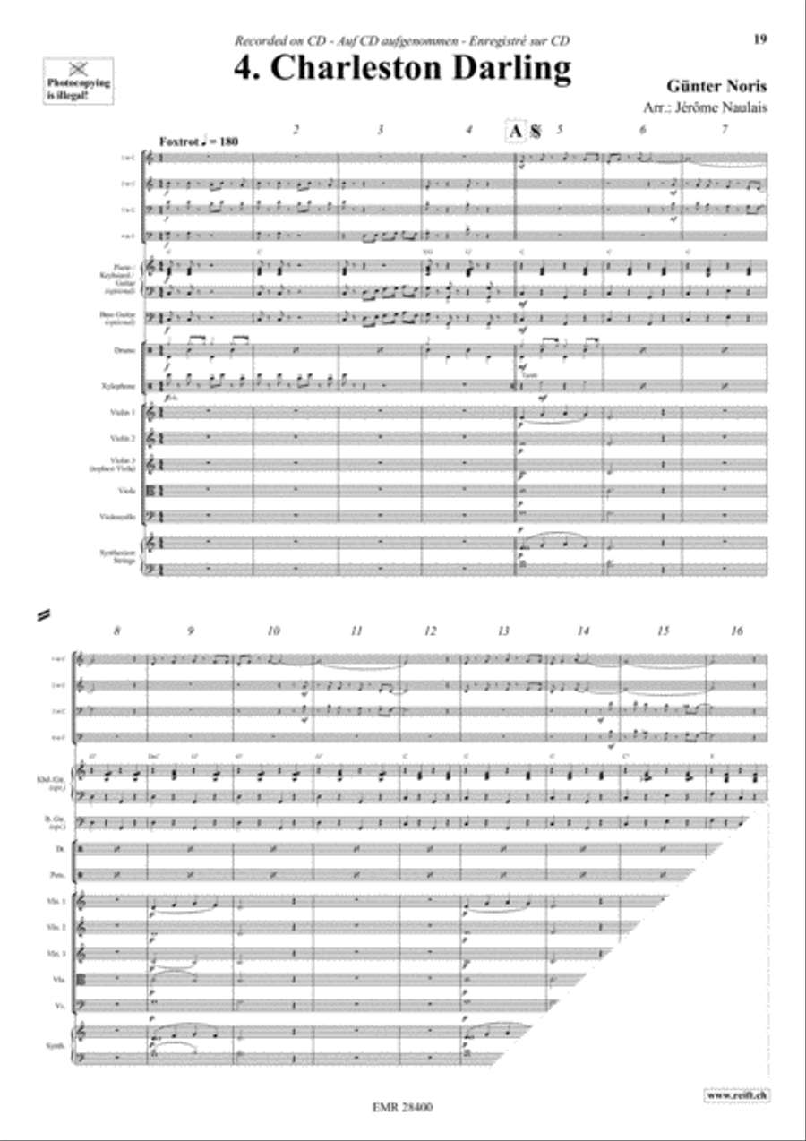 Let's Dance Volume 1 Brass Ensemble scores gallery preview page 6