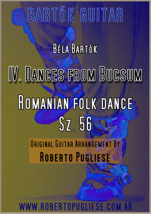 IV. Bucsumí tánc / Buciumeana (Dance from Bucsum) - Béla Bartók for Guitar.