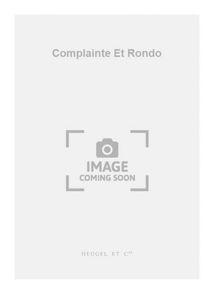 Book cover for Complainte Et Rondo