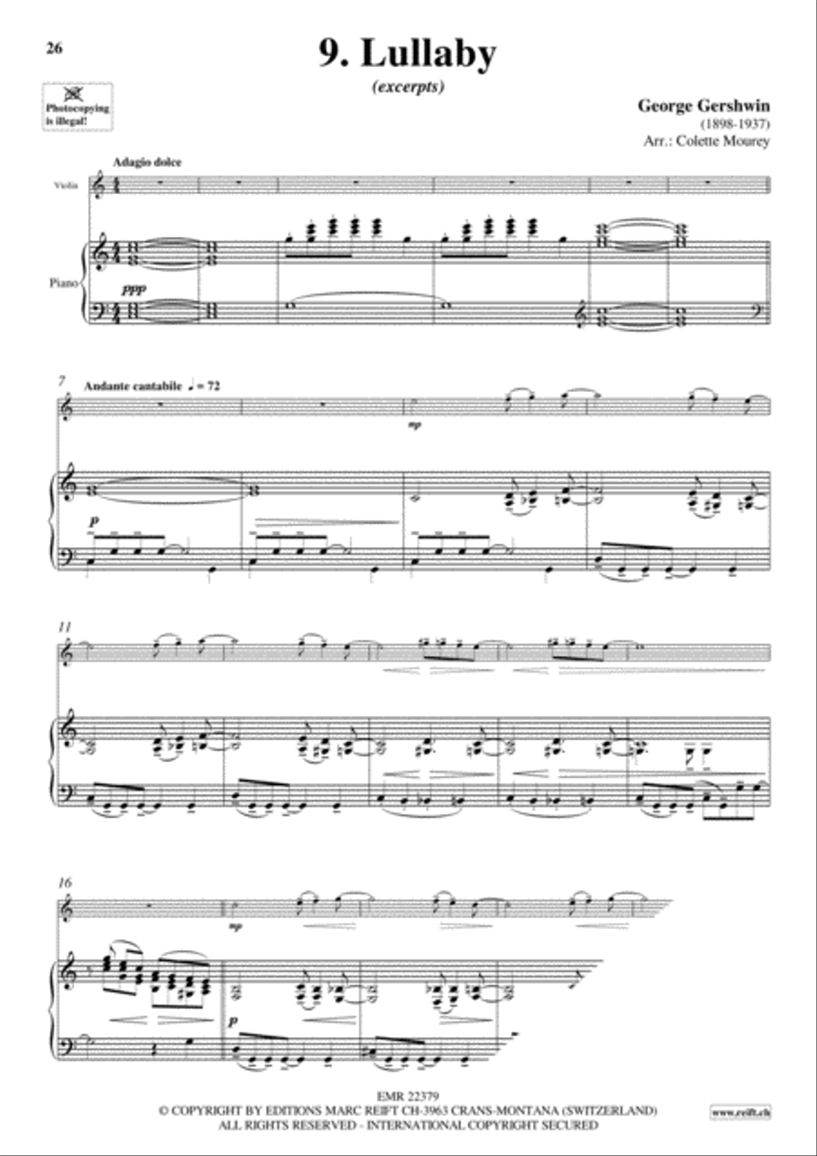Gershwin 20 Greatest Hits Violin Solo scores gallery preview page 11
