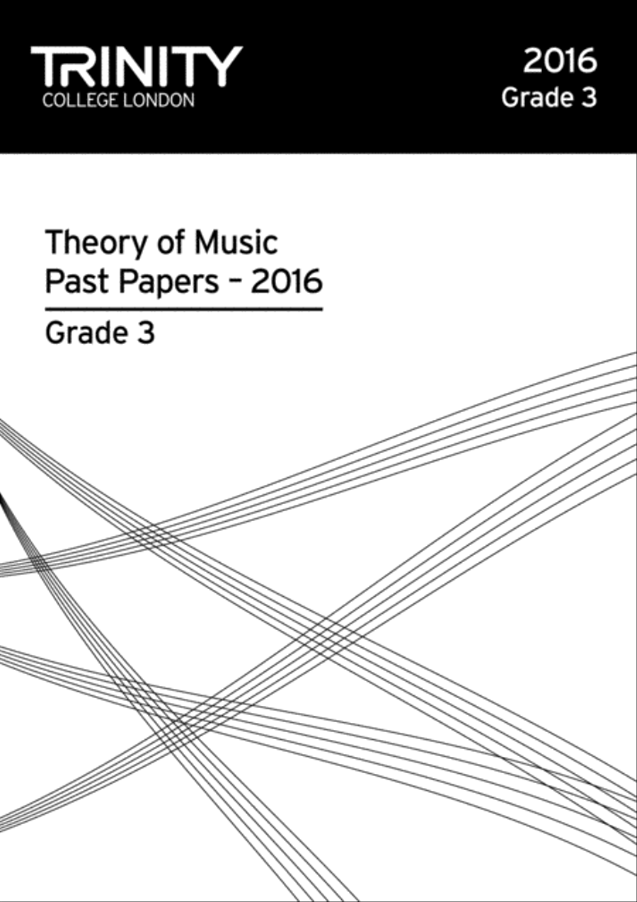 Theory Past Papers 2016: Grade 3