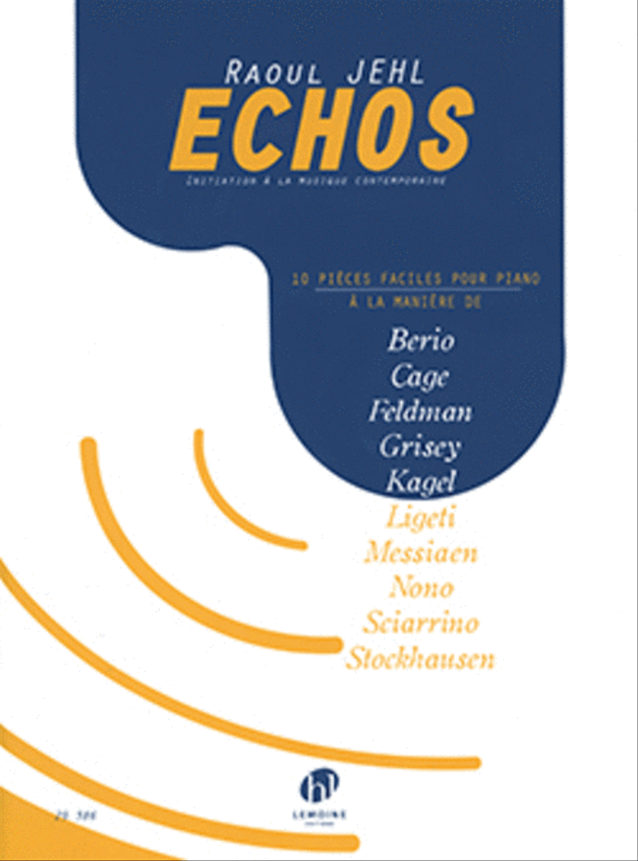 Echos Piano Solo scores gallery preview page 1