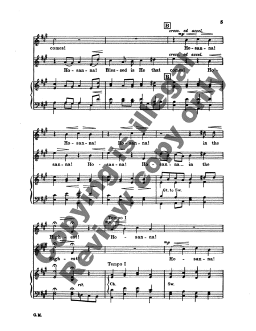 Ancient Moravian Christmas Carol 2-Part scores gallery preview page 4