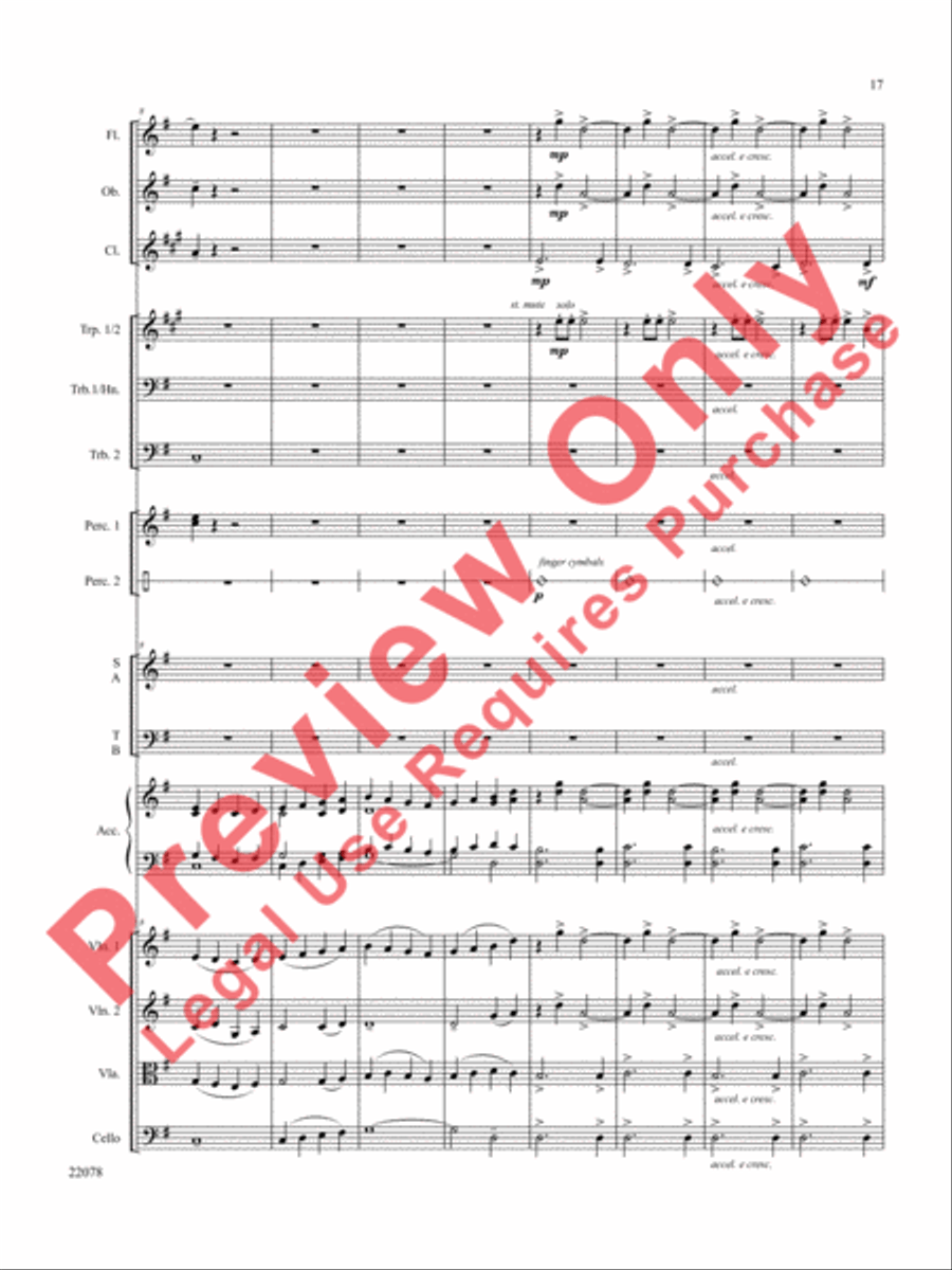 A Christmas Carol (Instrumental Parts) Choir scores gallery preview page 18