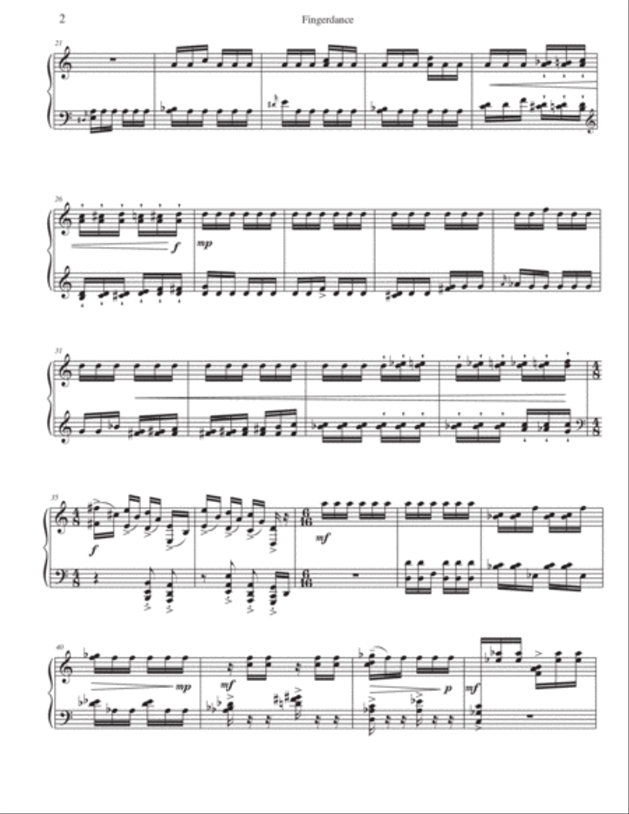 Cat and Mouse Piano Solo scores gallery preview page 4