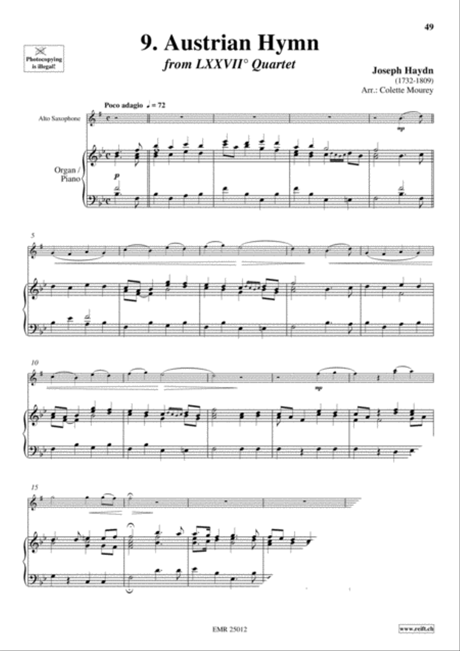 40 Greatest Classic Hits Vol. 1 Alto Saxophone scores gallery preview page 11