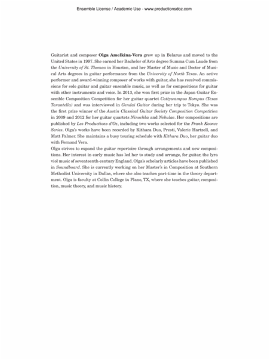 Toccata-Humoresque Guitar Ensemble scores gallery preview page 3