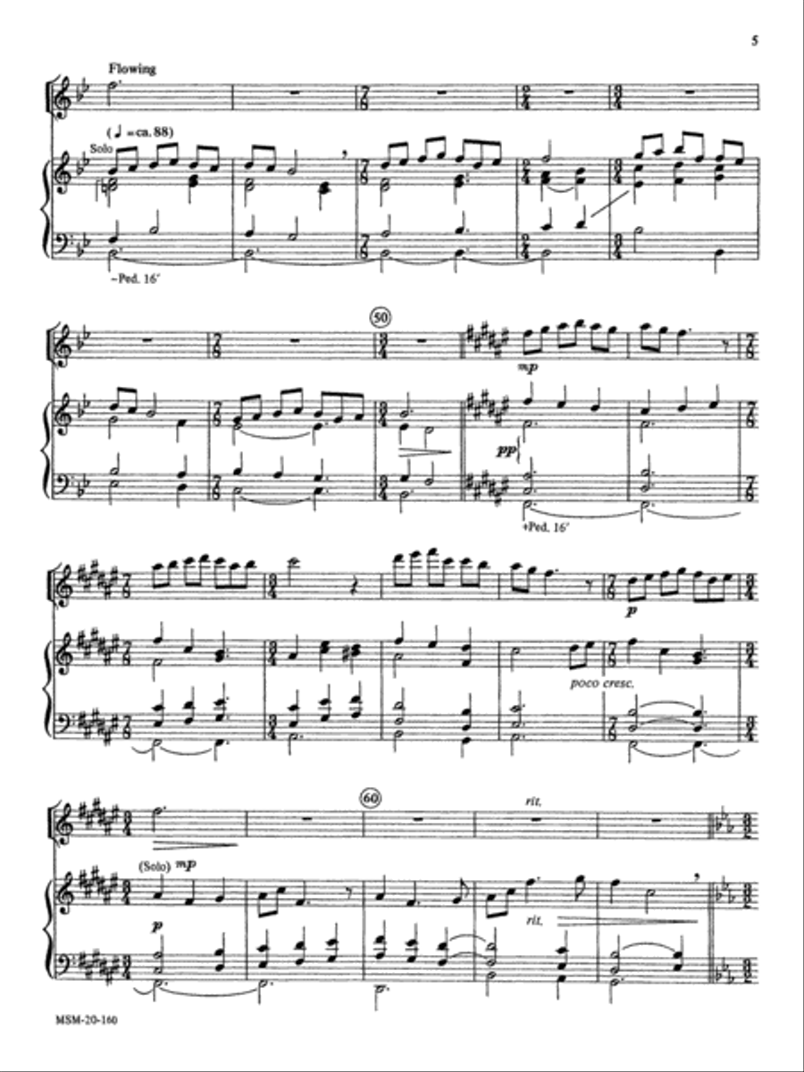 A Christmas Prelude for Flute and Organ Flute scores gallery preview page 3