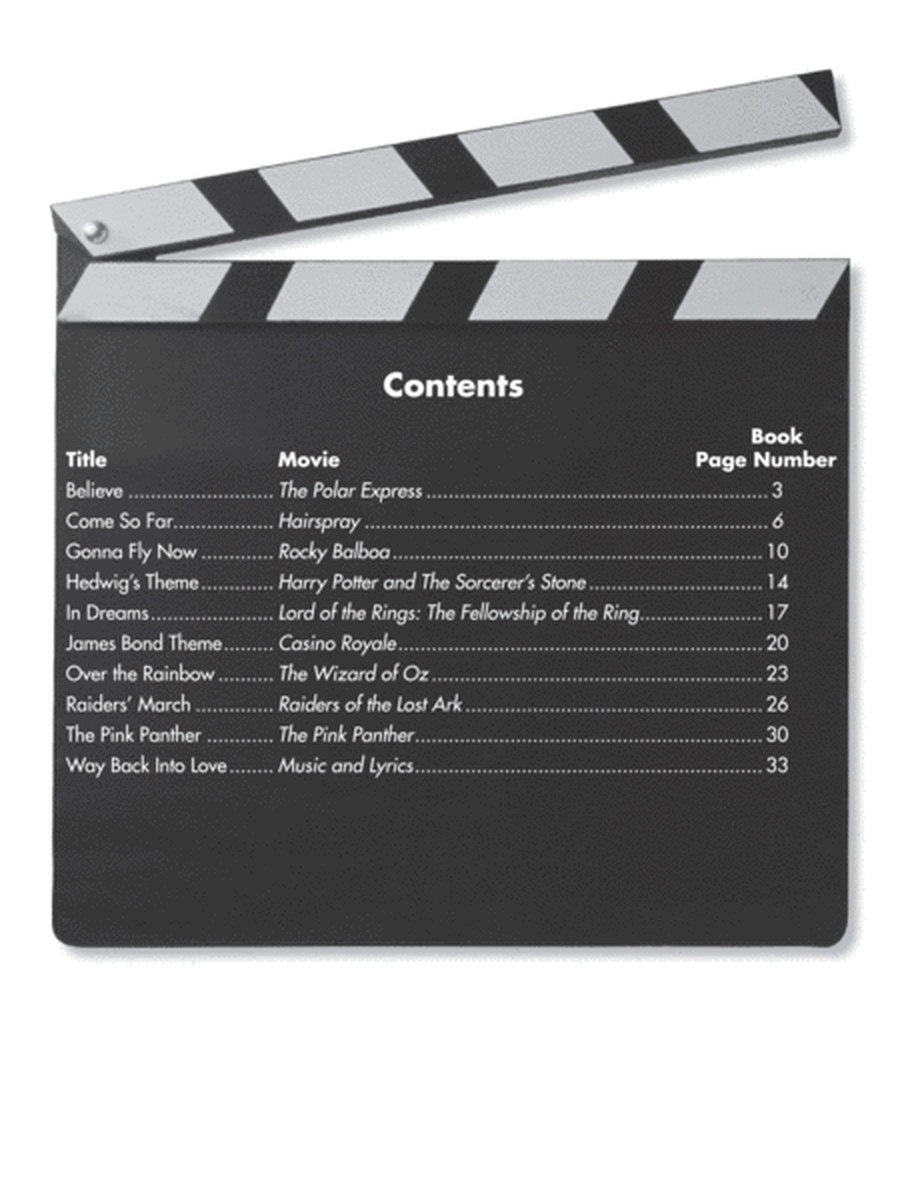 Easy Popular Movie Instrumental Solos for Strings image number null