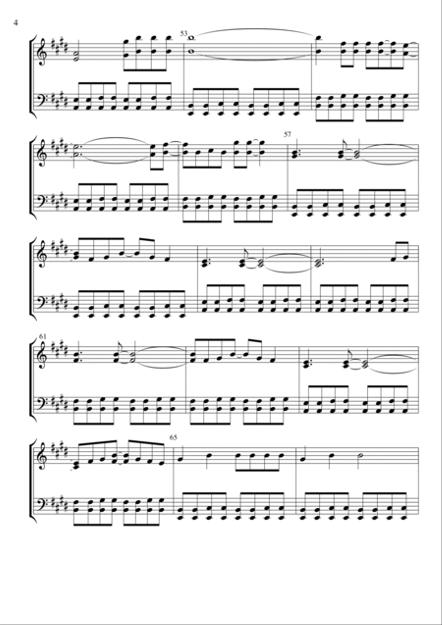 Walk Of Life Piano Solo scores gallery preview page 4