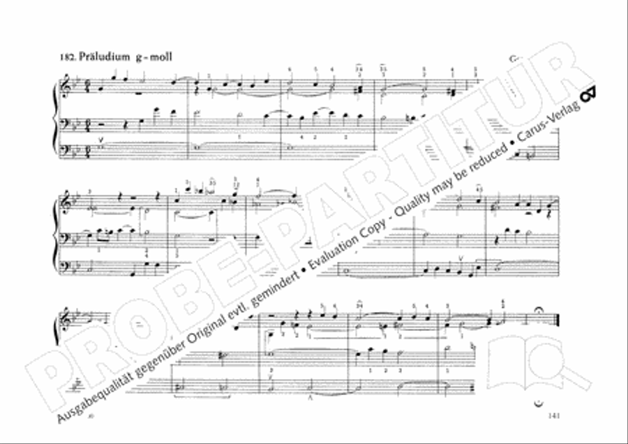 Orgelschule Organ scores gallery preview page 143