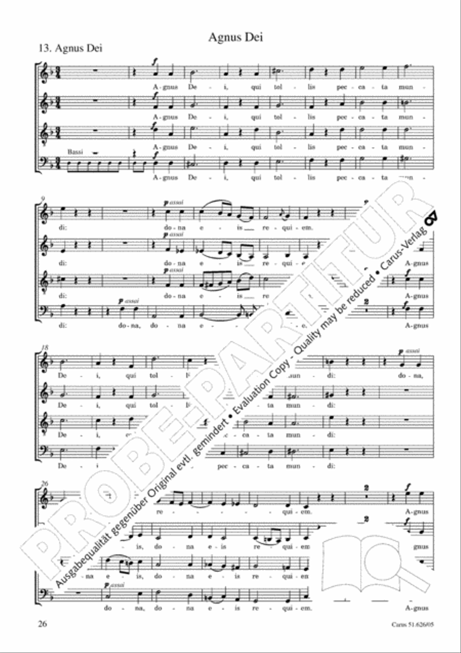 Requiem 4-Part scores gallery preview page 27