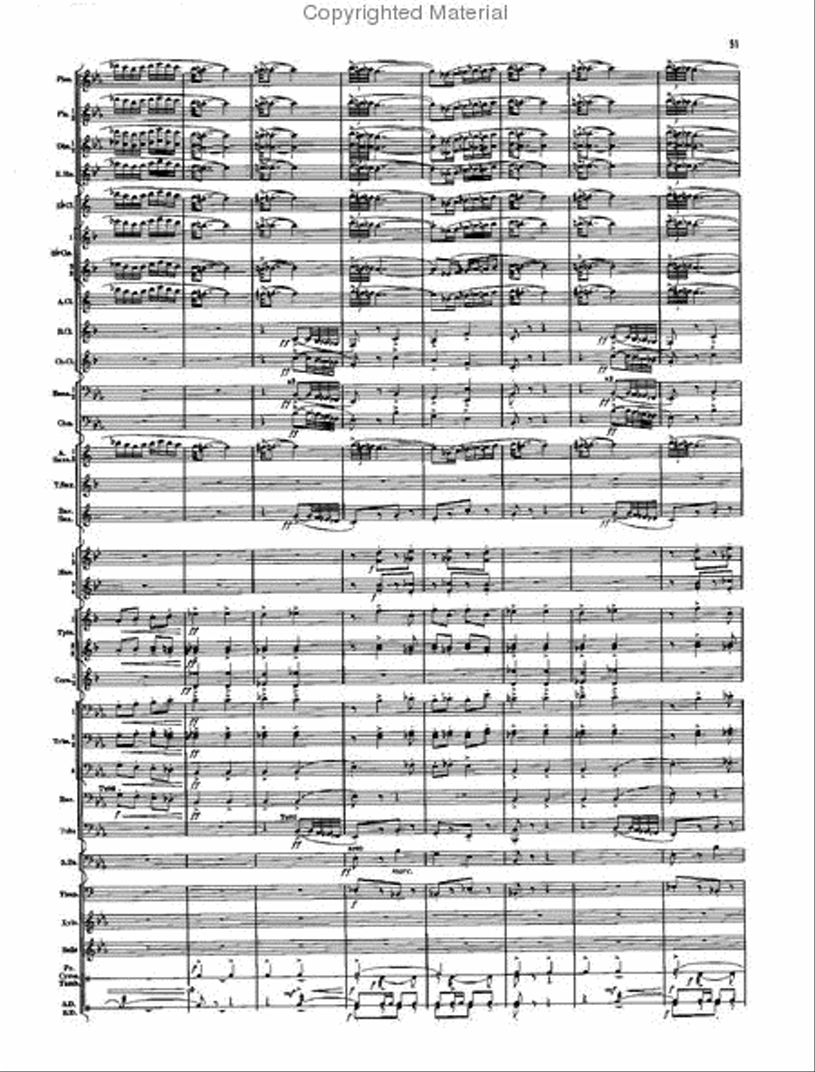 Armenian Dances, Part II Concert Band scores gallery preview page 49