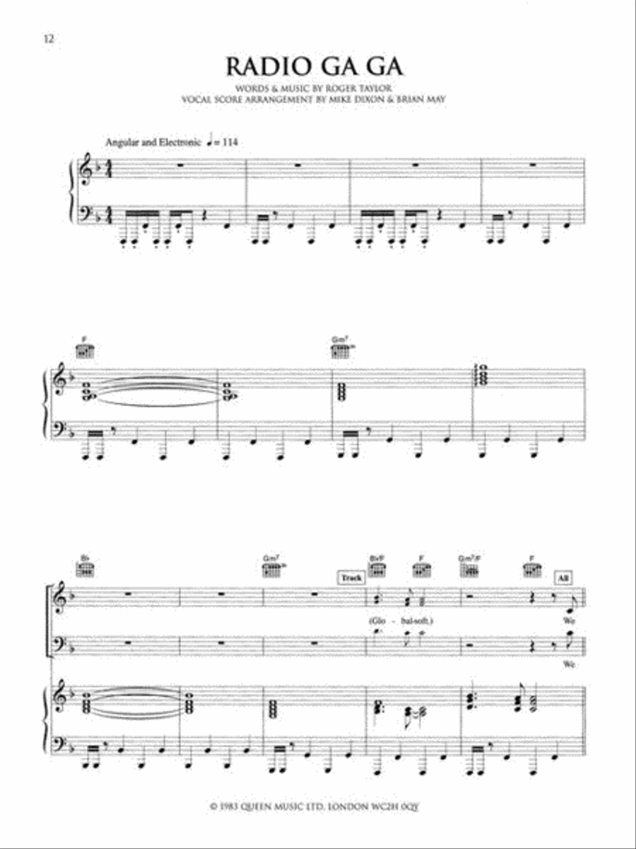 We Will Rock You We Will Rock You Piano, Vocal, Guitar scores gallery preview page 8