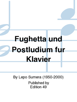 Book cover for Fughetta und Postludium fur Klavier