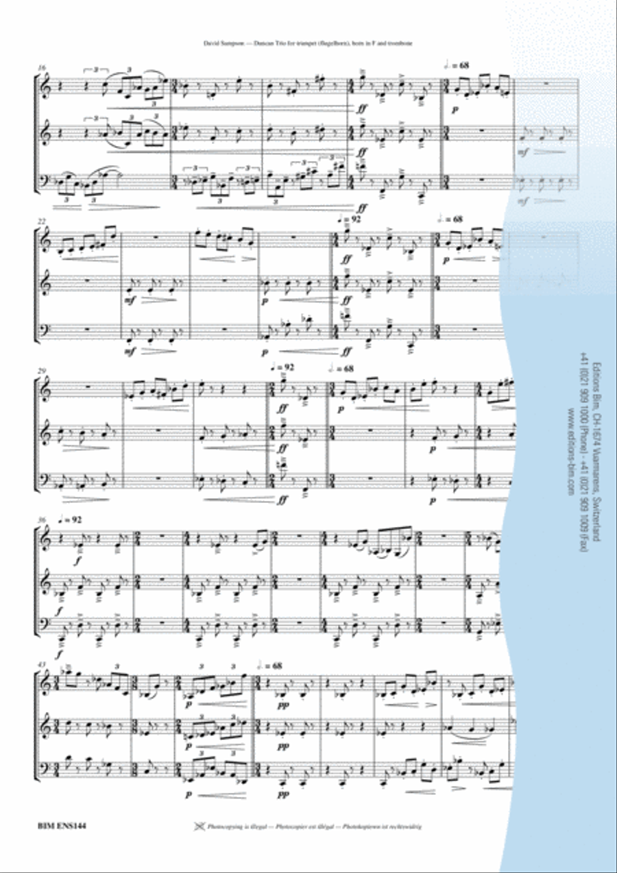 Duncan Trio Horn scores gallery preview page 6