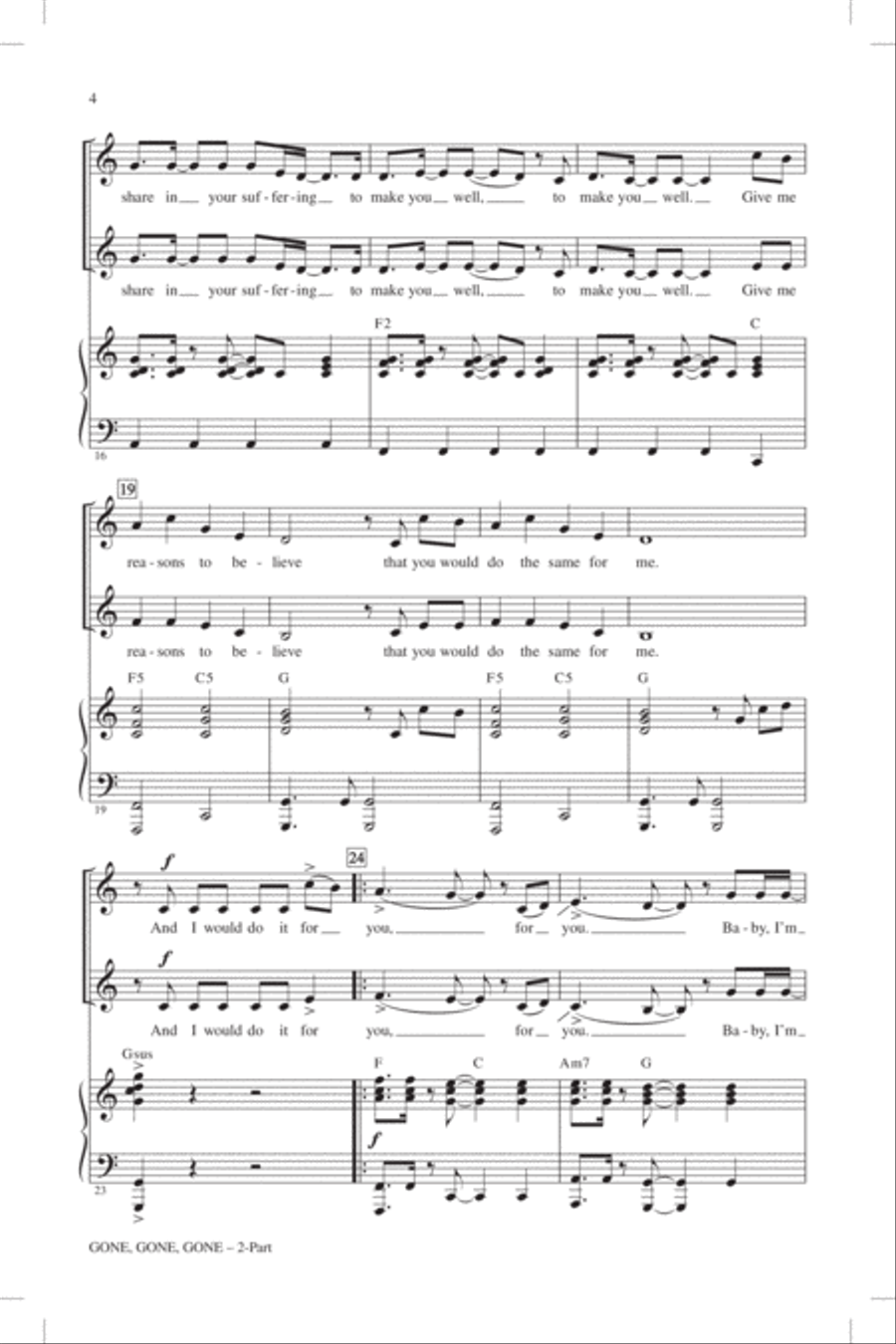 Gone, Gone, Gone Gone, Gone, Gone 2-Part scores gallery preview page 3