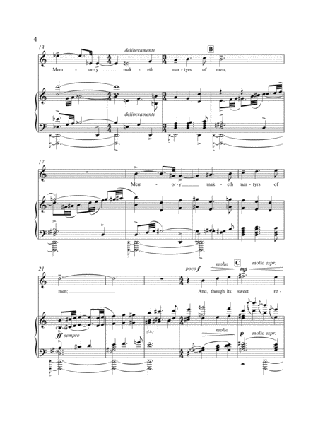 Elegy for Matthew (Downloadable Piano/Vocal Score)