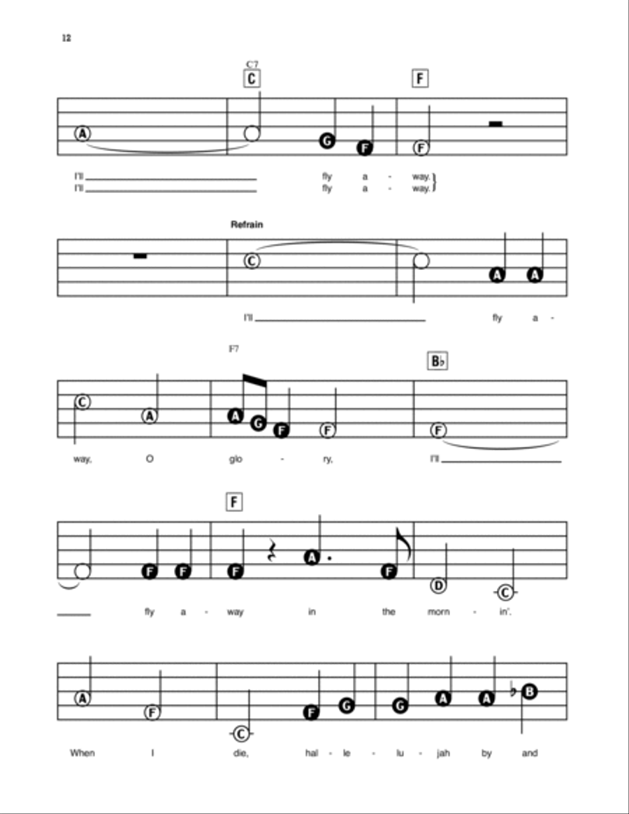 I'll Fly Away Electronic Keyboard scores gallery preview page 2