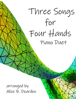 Book cover for Three Songs for Four Hands
