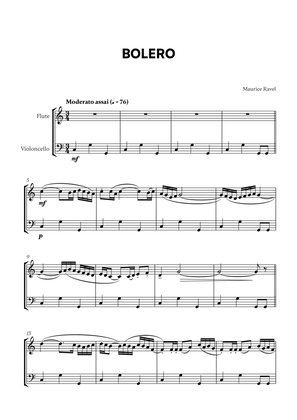 Bolero (for Flute and Cello)
