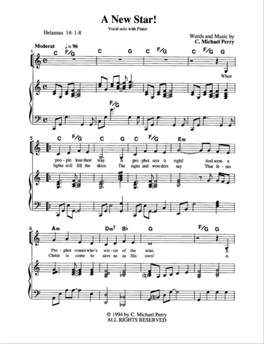 A New Star A New Star Voice scores gallery preview page 6