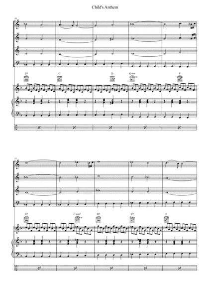 Child's Anthem by David Paich Small Ensemble - Digital Sheet Music
