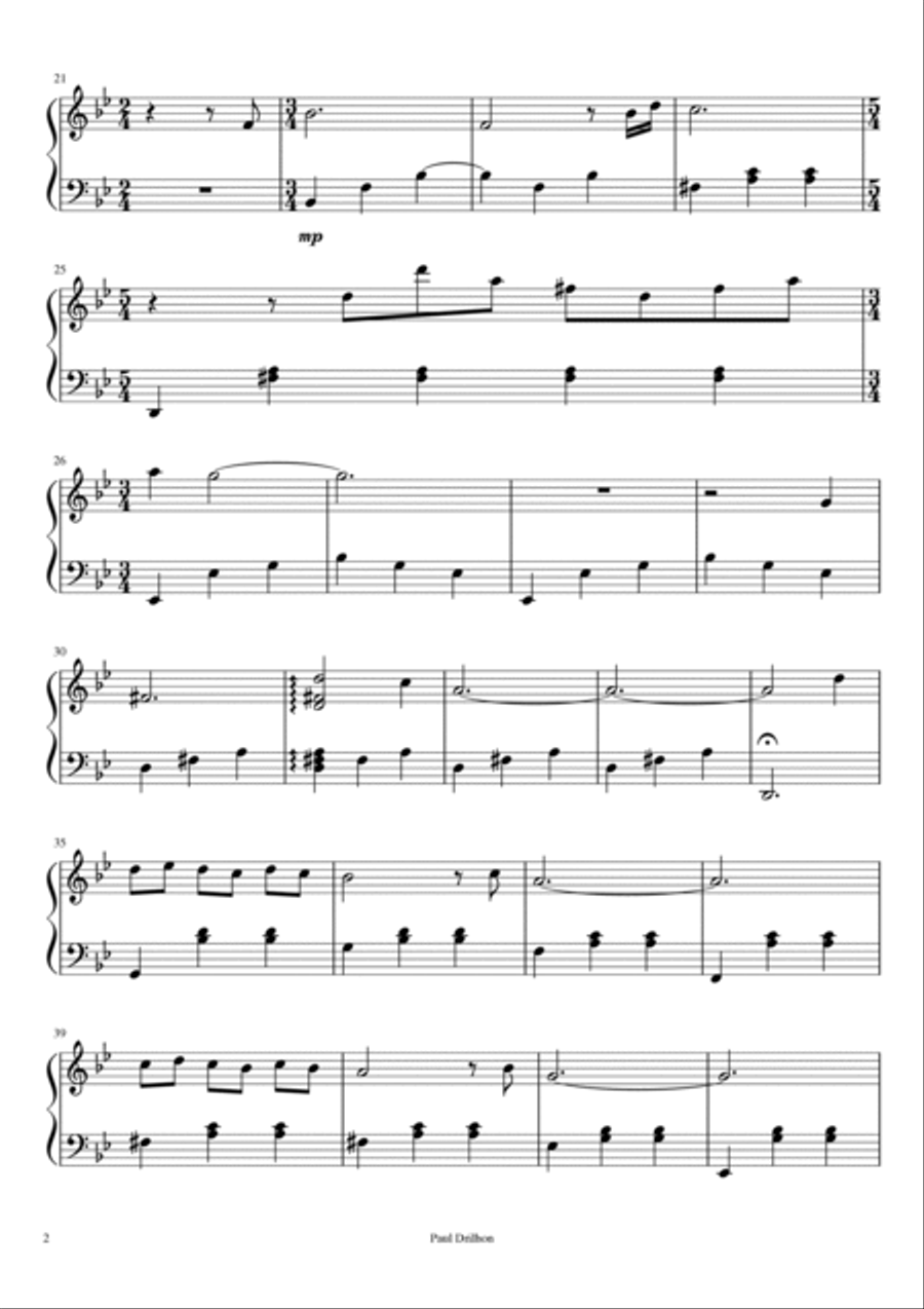 Valse n°1 Piano scores gallery preview page 2