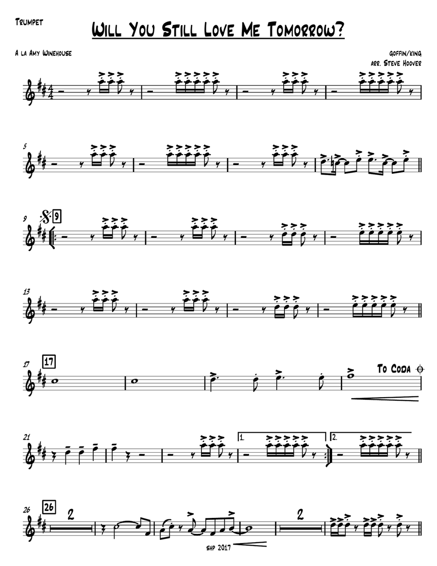 Will You Love Me Tomorrow (Will You Still Love Me Tomorrow) Large Ensemble scores gallery preview page 5