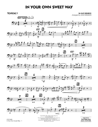 Book cover for In Your Own Sweet Way (arr. John Wasson) - Trombone 3