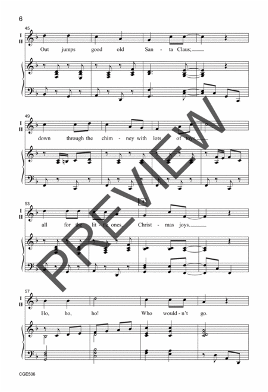 Oh, Mister Santa (Two-part) 2-Part scores gallery preview page 5