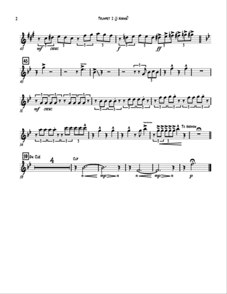 Feeling Good Large Ensemble scores gallery preview page 4