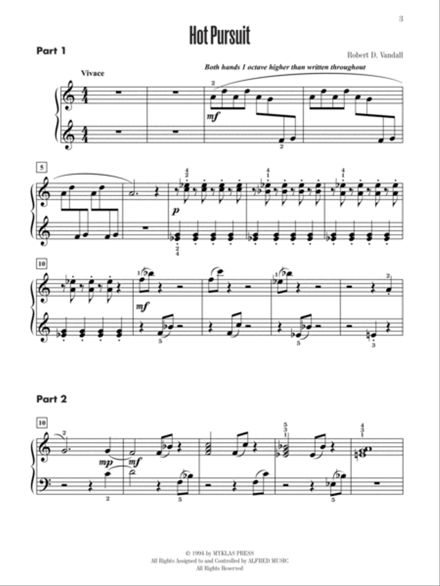 Contest Winners for Three, Book 3 Small Ensemble scores gallery preview page 3