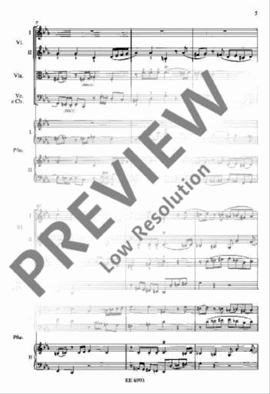 Adagio and Fugue C minor Miniature Score scores gallery preview page 18