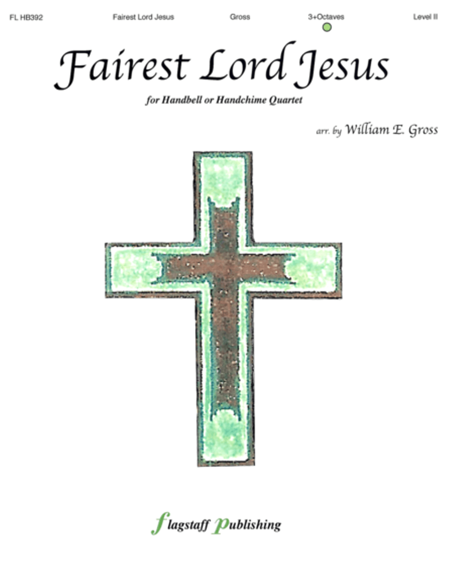 Fairest Lord Jesus 4-Octaves scores gallery preview page 1
