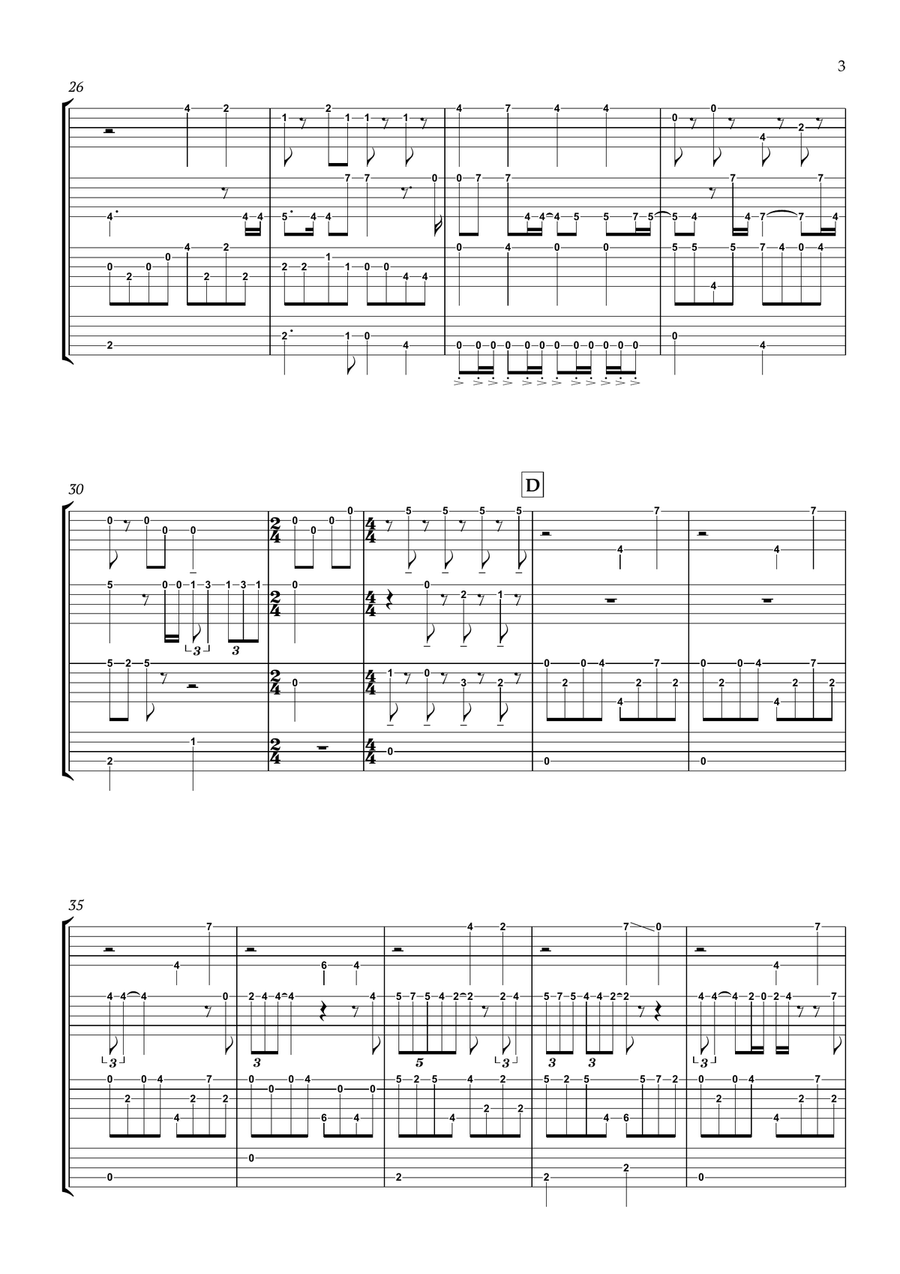 Bohemian Rhapsody Banjo scores gallery preview page 4