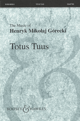 Book cover for Totus Tuus, Op. 60