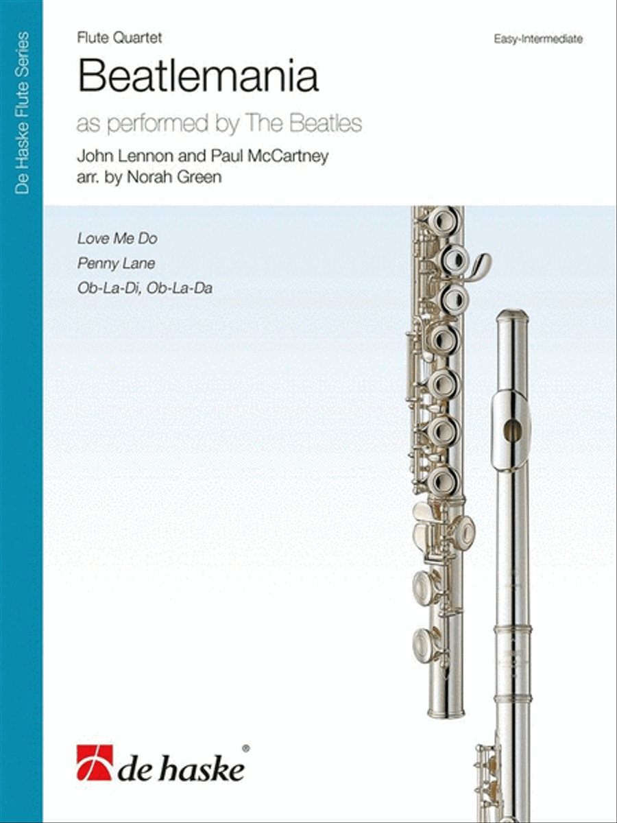Beatlemania Flute Quartet scores gallery preview page 1