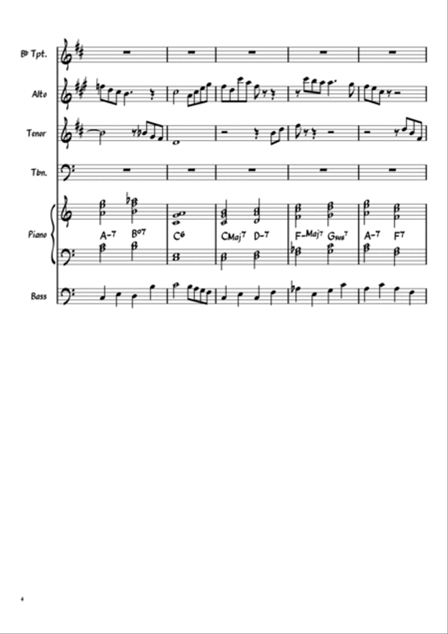 Snazzy Jazz - Score and Parts Jazz Ensemble scores gallery preview page 4