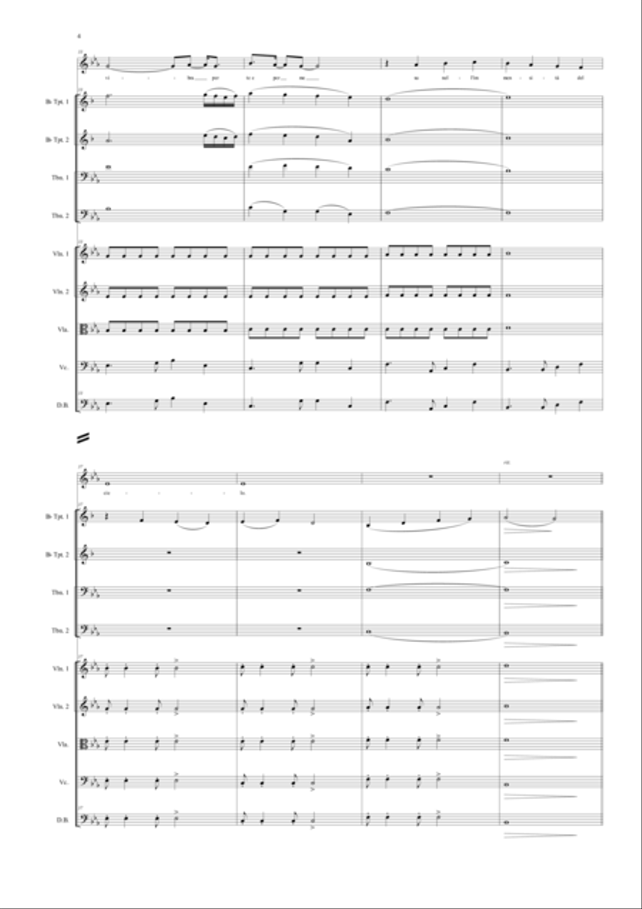 Il Cielo In Una Stanza Large Ensemble scores gallery preview page 5