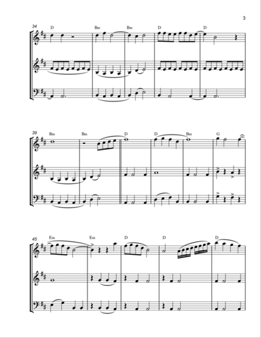 International Players Anthem (I Choose You) String Duet scores gallery preview page 3