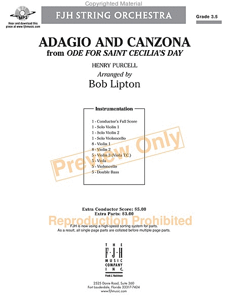 Adagio and Canzona image number null