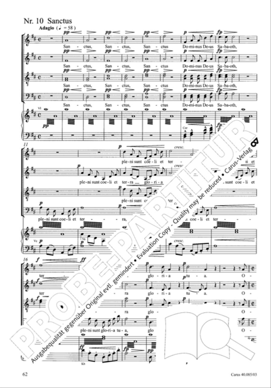 Missa pro defunctis Missa pro defunctis 4-Part scores gallery preview page 63