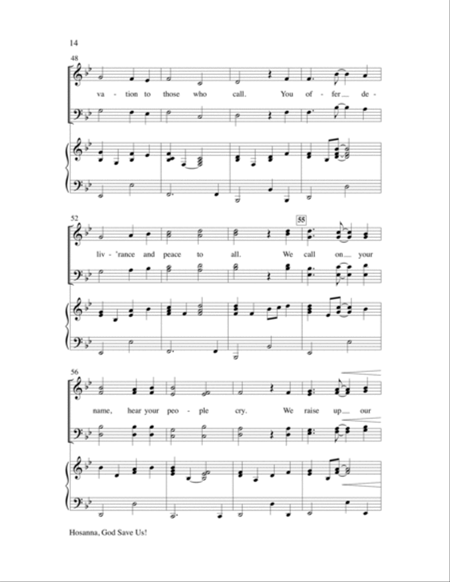 God So Loved Choir scores gallery preview page 20