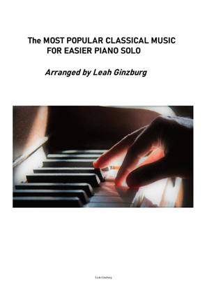 Book cover for The Most Popular Classical Music for Easier Piano Solo
